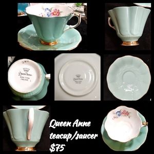 Queen Anne teacup and Saucer